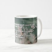 Ermutigung des Empath Warrior zu einem positiven Z Kaffeetasse (VorderseiteRechts)