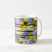 Ermutigung des Empath Warrior zu einem positiven Z Kaffeetasse (VorderseiteRechts)