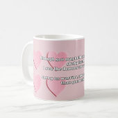 Ermutigung des Empath Warrior zu einem positiven Z Kaffeetasse (Vorderseite Links)