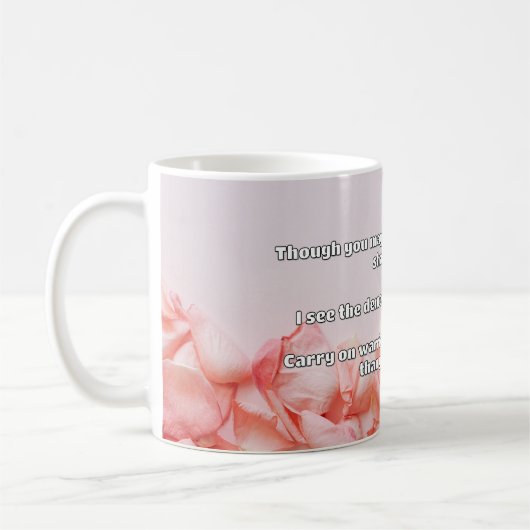 Ermutigung des Empath Warrior zu einem positiven Z Kaffeetasse (Links)