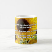 Ermutigung des Empath Warrior zu einem positiven Z Kaffeetasse (Mittel)