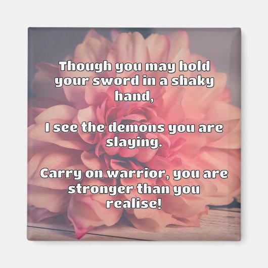 Ermutigung des Empath Warrior zu einem positiven Z Magnet (Vorne)