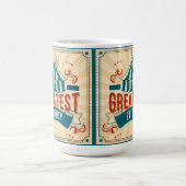 Ermutigung des größten Vaters der Welt Kaffeetasse (Mittel)