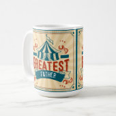 Ermutigung des größten Vaters der Welt Kaffeetasse (Vorderseite Links)
