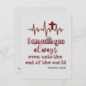 Ermutigung des KJV-Jesus-Zitats Christlich (Vorne/Hinten)