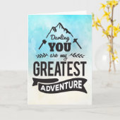 Ermutigung - Du bist mein Bestes Abenteuer Karte (Gelbe Blume)