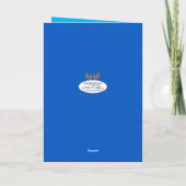 Ermutigung eines hellen Abstrakten Rooster Kaleido Karte (Rückseite)