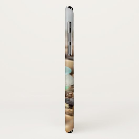 Ermutigung einfach nur zum Atmen des Strandglases Case-Mate iPhone Hülle (Hinten/Links)