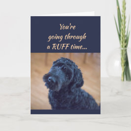 Ermutigung erhalten wohles niedliches schwarzes karte