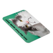 Ermutigung Funny Cat mit Frown Magnet (Rechte Seite)