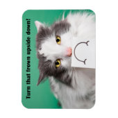 Ermutigung Funny Cat mit Frown Magnet (Vertikal)
