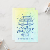 Ermutigung für die Bus-Karte des Kampfes Karte (Vorderseite/Rückseite Beispiel)