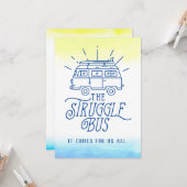 Ermutigung für die Bus-Karte des Kampfes Karte (Vorderseite/Rückseite Beispiel)