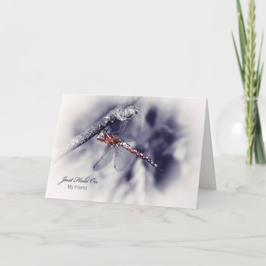 Ermutigung für Friese, nur Libelle anhalten Karte (Vorderseite)