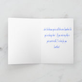 Ermutigung für Kind mit Diabetes Karte (Innenseite)