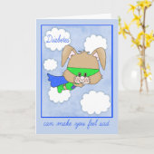 Ermutigung für Kind mit Diabetes Karte (Gelbe Blume)