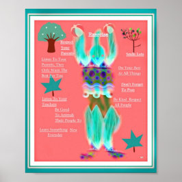 ERMUTIGUNG FÜR KINDER. Poster