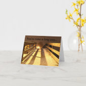 Ermutigung geben nicht Karte auf (Gelbe Blume)