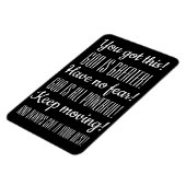 Ermutigung Glauben Inspiration Gott ist größer! Magnet (Linke Seite)