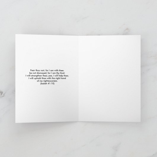 ERMUTIGUNG Gottes Karte (Innenseite)