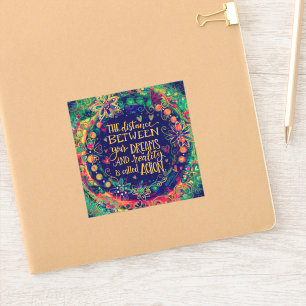 Ermutigung Hübscher Inspiritivität durch Maßnahmen Aufkleber