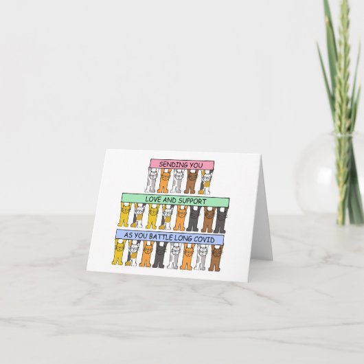 Ermutigung im Kampf mit Long Covid Karte (Vorderseite)