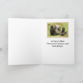 Ermutigung Krank zu sein kann dich niederreißen. Karte (Innenseite)