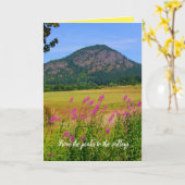 Ermutigung, Naturszene, eigene Worte Karte (Gelbe Blume)