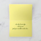 Ermutigung, niedliche Katze, lustige Katze Karte (Innenseite)