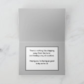 Ermutigung, Niedliche Landschaft in Sonnenlicht Karte (Innenseite)