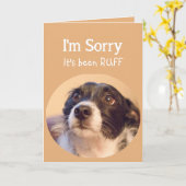 Ermutigung oder sich mit einem traurigen, aber Nie Karte (Gelbe Blume)