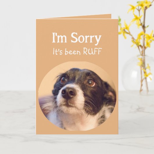 Ermutigung oder sich mit einem traurigen, aber Nie Karte (Gelbe Blume)