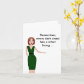 Ermutigung - sarkastisch karte (Gelbe Blume)