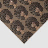 Ermutigung schwarzer Frauen, braun Seidenpapier (Ausschnitt)