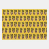 Ermutigung schwarzer Frauen, natürliche Haarnerven Geschenkpapier Set (Vorderseite)