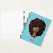 Ermutigung schwarzer Frauen, natürliches Haar, bla Planer (Anzeige)