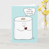 Ermutigung Spaß, Covid 19 Virus, Toilettenpapier Karte (Gelbe Blume)