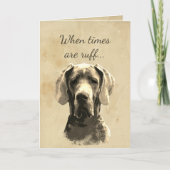 Ermutigung Spaß Großartige Dane Sende Liebe Card Karte (Vorderseite)