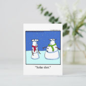 Ermutigung Spaß Postkarte (Stehend Vorderseite)