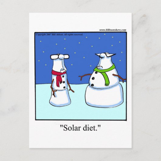 Ermutigung Spaß Postkarte (Vorderseite)