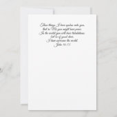 Ermutigung und Glaube Dankeskarte (Rückseite)