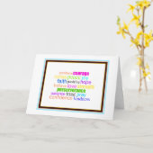 Ermutigung und Segen Karte (Gelbe Blume)