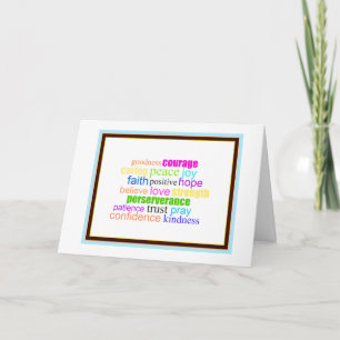 Ermutigung und Segen Karte