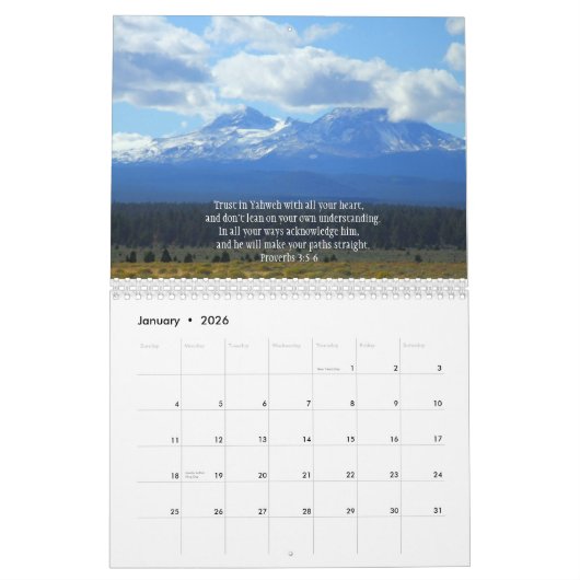 Ermutigung vom Schöpfer Kalender (Jan 2026)