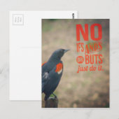Ermutigung von Blackbird Postkarte (Vorne/Hinten)