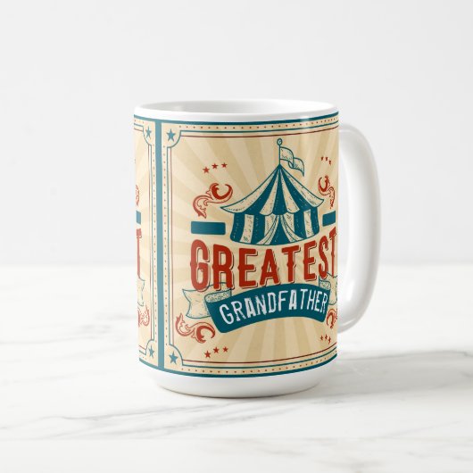 Ermutigung von Großvatern weltweit Kaffeetasse (VorderseiteRechts)