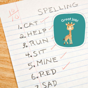 Ermutigung von Lehrern zur Förderung von Tieraufkl Aufkleber