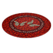 Ermutigung von Wörtern Herbstlaub Inspiration Schneidebrett (Ecke)