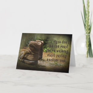 Ermutigung - Wegweiser des Lebenskonzepts Karte