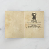 Ermutigung zu guter guter, trockener Liebe Karte (Innenseite)